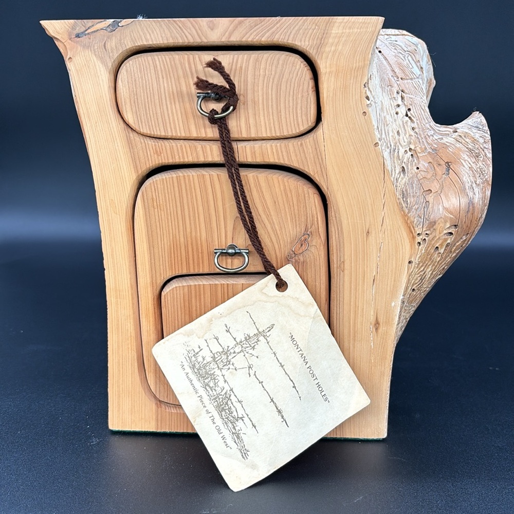 Montana Post Holes Jewelry Box